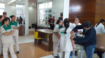 Santos realiza bloqueio contra o sarampo após novo caso da doença