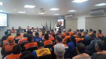 Santos participa de treinamento da Defesa Civil do Estado para Operação Chuvas de Verão
