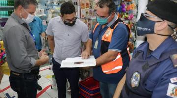 Clínica, padaria e restaurantes são intimados a cumprir regras de prevenção ao coronavírus em Santos