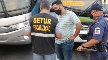 fiscal e guarda abordam 2 onibus #paratodosverem 