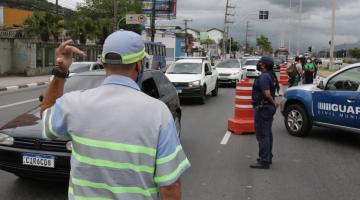 guardas e agentes da cet atuam na barreira #paratodosverem