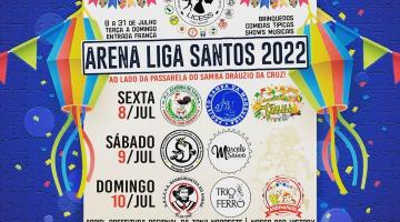 Quermesse com shows e parque de diversões começa sexta na Zona Noroeste de Santos