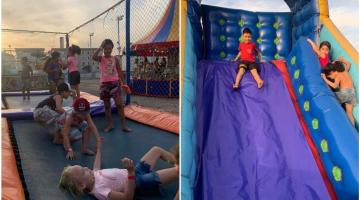 Ação social leva 500 crianças para parque de diversões na Zona Noroeste de Santos