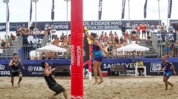 2ª Etapa do Campeonato Santista de Futevôlei agita areias do Gonzaga neste sábado