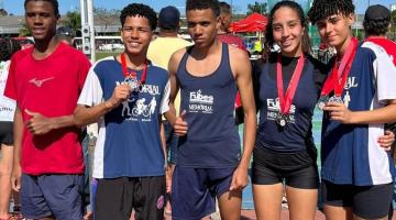 Nova geração do atletismo santista conquista medalhas na Copa Futuro