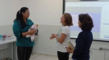 Capacitação para educadores de Santos reforça importância da amamentação