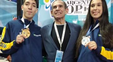 Taekwondistas de Santos faturam medalhas de Argentina e sobem no ranking mundial