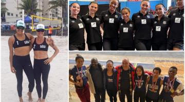 Vôlei de praia, ginástica rítmica e atletismo de Santos garantem vagas para os Abertos