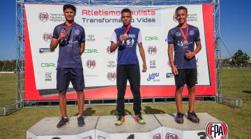 Jovem talento de equipe santista de atletismo vence Paulista