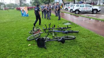 Com auxílio das câmeras, GCM de Santos prende dois homens após furto de bicicletas na orla