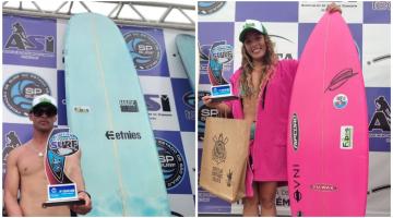 Surfistas de Santos são destaque em campeonato em Itanhaém 