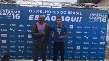 Jovem talento de Santos é ouro no Campeonato Brasileiro de Atletismo
