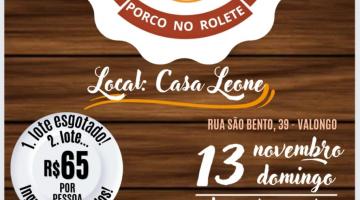 Música ao vivo e porco assado são atrações no Valongo, em Santos, neste domingo