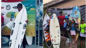 Surfistas da Fupes se destacam em circuitos na Baixada Santista