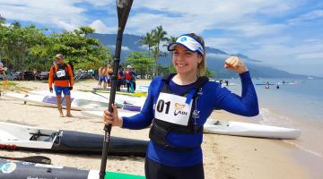 Santista conquista duas medalhas de ouro na Copa Brasil de Canoagem