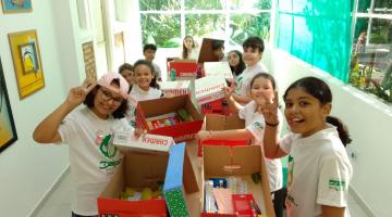 Crianças ainda podem participar de oficina de arte com material reciclável no Orquidário de Santos