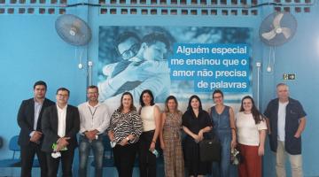 Representantes da Prefeitura de Tatuí conhecem funcionamento e gestão da Clínica-Escola do Autista de Santos