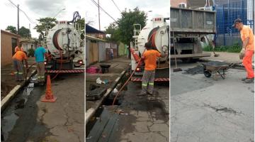 Serviços em via da Zona Noroeste, em Santos, vão facilitar limpeza na rede de drenagem 