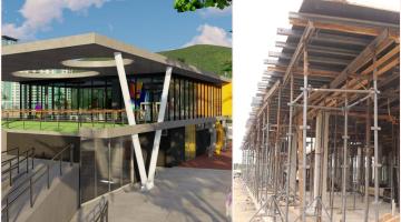 Novo Quebra-Mar: avança construção de Centro de Treinamento de Surfe e Skate em Santos