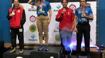 Lutadora de Santos conquista o bronze no Brasileiro Sênior de Luta Olímpica