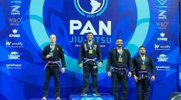Lutador de Santos conquista bicampeonato pan-americano de jiu-jitsu nos EUA