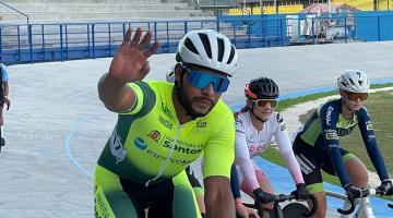 Ciclista de Santos volta com três medalhas de Trinidad e Tobago