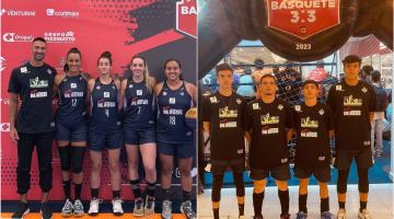 Basquete 3x3 de Santos garante troféus na segunda etapa da Liga ANB