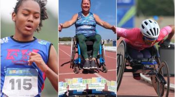 Beth Gomes bate novo recorde mundial e atletismo de Santos brilha no Circuito Paralímpico Brasileiro
