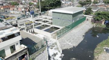 Sistema de combate às enchentes começa a ser testado na Zona Noroeste de Santos