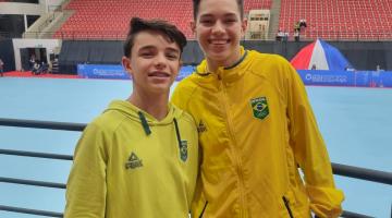 Patinadores de Santos conquistam medalhas no Paraguai e embarcam para a Itália