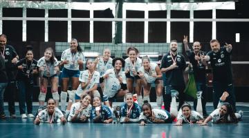 Vôlei feminino sub-21 de Santos é bicampeão dos Jogos Regionais