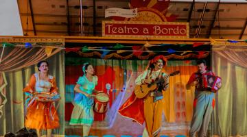 Teatro a Bordo é destaque na Lagoa da Saudade em Santos