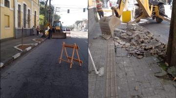 Começam obras de melhorias na Avenida Rangel Pestana, em Santos 