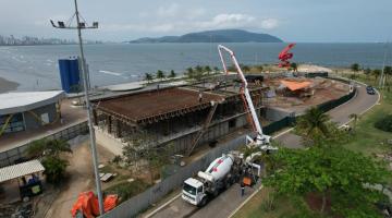 Novo Quebra-Mar: parte estrutural do Centro de Treinamento de Surfe e Skate é finalizada