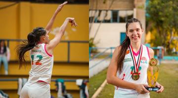 Ouro com o basquete santista nos Regionais, jovem vai defender universidade nos EUA