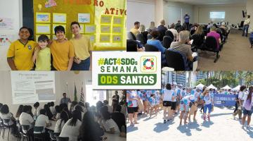 Santos é a segunda cidade sul-americana com mais ações na Semana Global pelos ODS 2030