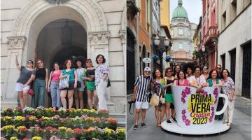 Grupo de jornalistas e influenciadores de turismo visita Santos durante a Primavera Criativa