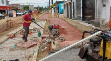 Começa a construção da ciclovia da Avenida Álvaro Guimarães na Zona Noroeste de Santos