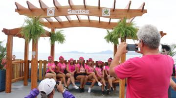 Ponta da Praia, em Santos, ganha recanto para contemplar o mar e celebrar a vida