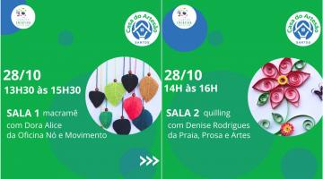 Casa do Artesão de Santos inscreve para duas oficinas gratuitas no sábado