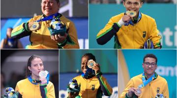 Time paralímpico de Santos brilha com 11 medalhas e recorde mundial no Parapan 2023 no Chile
