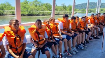 Cultura oceânica: alunos da rede municipal de Santos iniciam programa Navegando no Futuro 