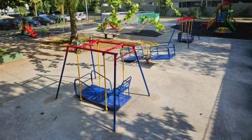 Parque infantil do Rebouças, em Santos, ganha brinquedos adaptados nesta quinta-feira