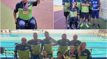 Santos fatura mais de 40 medalhas na fase final dos Jogos Paralímpicos de SP