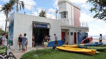 Escola de Esportes Náuticos oferece aulas experimentais para santistas e turistas