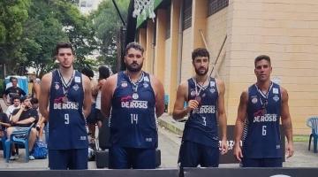 Equipe santista de basquete 3x3 estreia com vice-campeonato na 1ª etapa de Superliga 