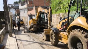 Caminho de morro de Santos começa a ganhar reforço com nova rede de drenagem