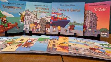 Dia Mundial do Livro é marcado pelo relançamento da ‘Coleção Histórias de Santos’