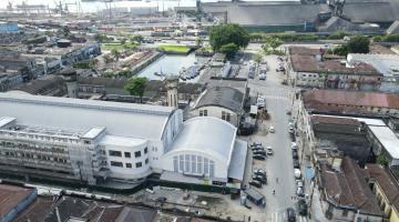 Obras do Centro Temático de Cinema de Santos avançam para nova fase