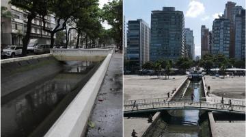 Orla de Santos terá novas rampas de acesso à praia, passarelas ampliadas e canal 3 ganhará válvulas antirretorno